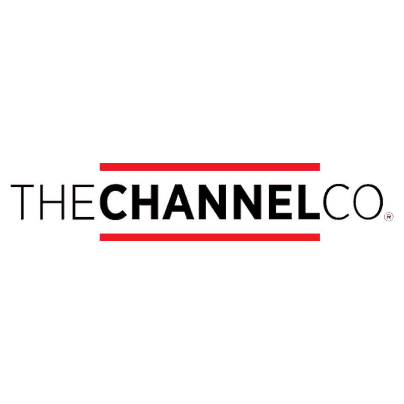 Channel company. "Company channel " logo.